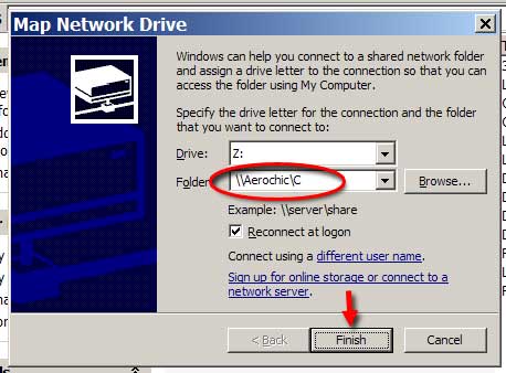 Adding a Networked Drive