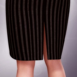 Knee Length Back-Slit Pencil Skirt for V4 image