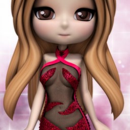 Pink Luv: Eternal Flame Dress for Cookie Image