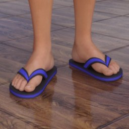 Flip Flop Sandals for Genesis 3 Female Image