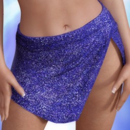 Glitter Skirt for Genesis 3 Female image