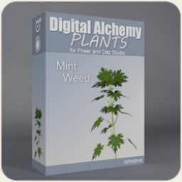 Digital Alchemy: Mint Weed Image