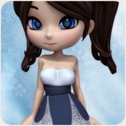 SnowFlower Lace Dress for Cookie Image