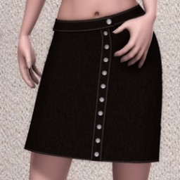 GeneriCorp: Suede Button Skirt for SuzyQ 2 Image