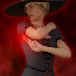 Witch Dress for Genesis 8 Female