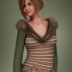 Holidays: Classy Fur Trimmed Dress Xmas 2