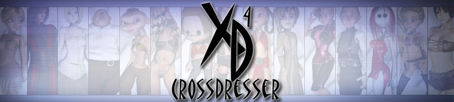 CrossDresser Clothing Conversion for Poser and DAZ Studio